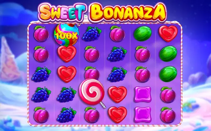 شاشة لعبة Sweet Bonanza من Pragmatic Play