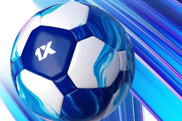 Blue and white football on a striped background β UEFA Champions League 2026