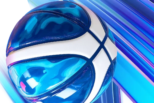 Euroleague 2026 - close-up of a blue and white ball