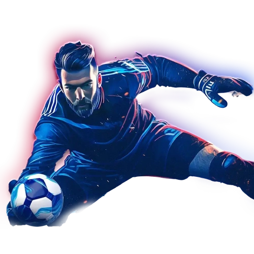Gardien de but plongeant pour arrêter le ballon — Angleterre. Premier League 2026