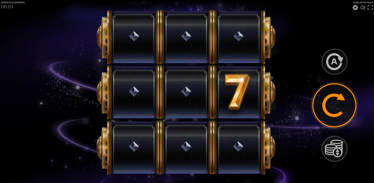 Code of Fortune - game screen