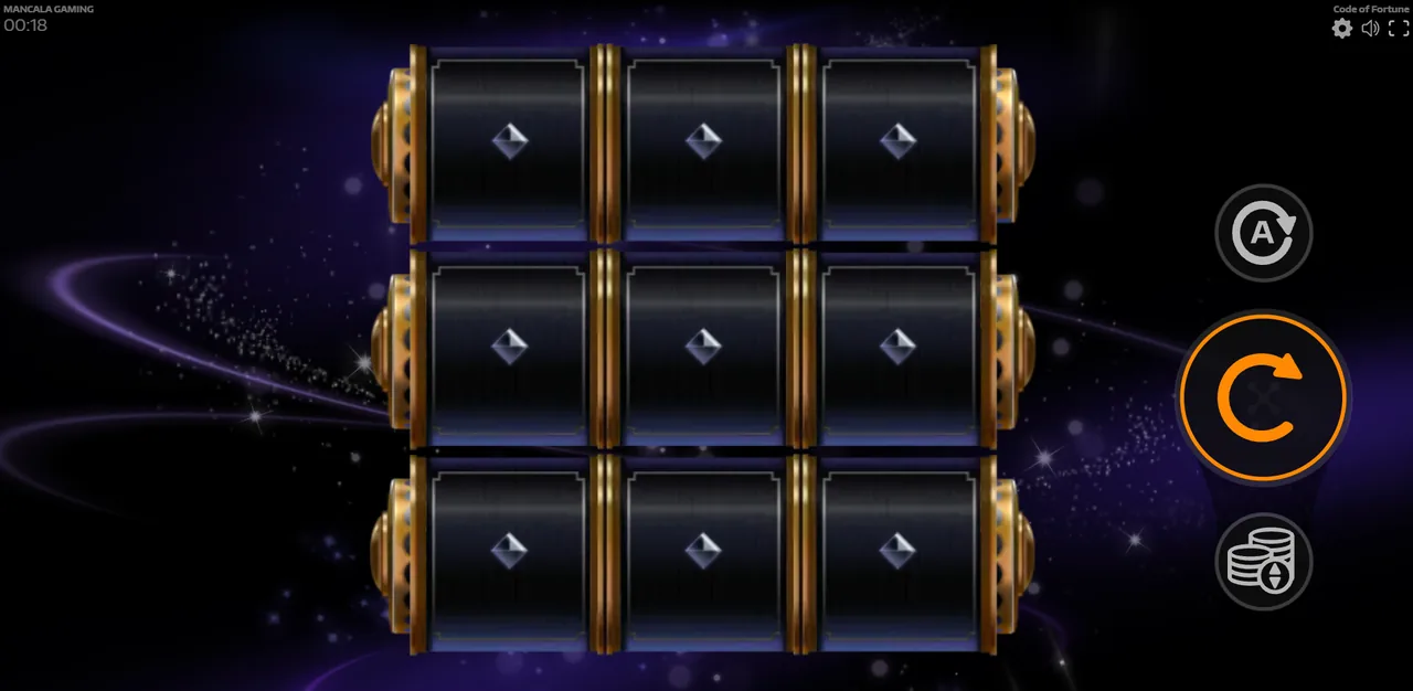 Code of Fortune - grid during play
