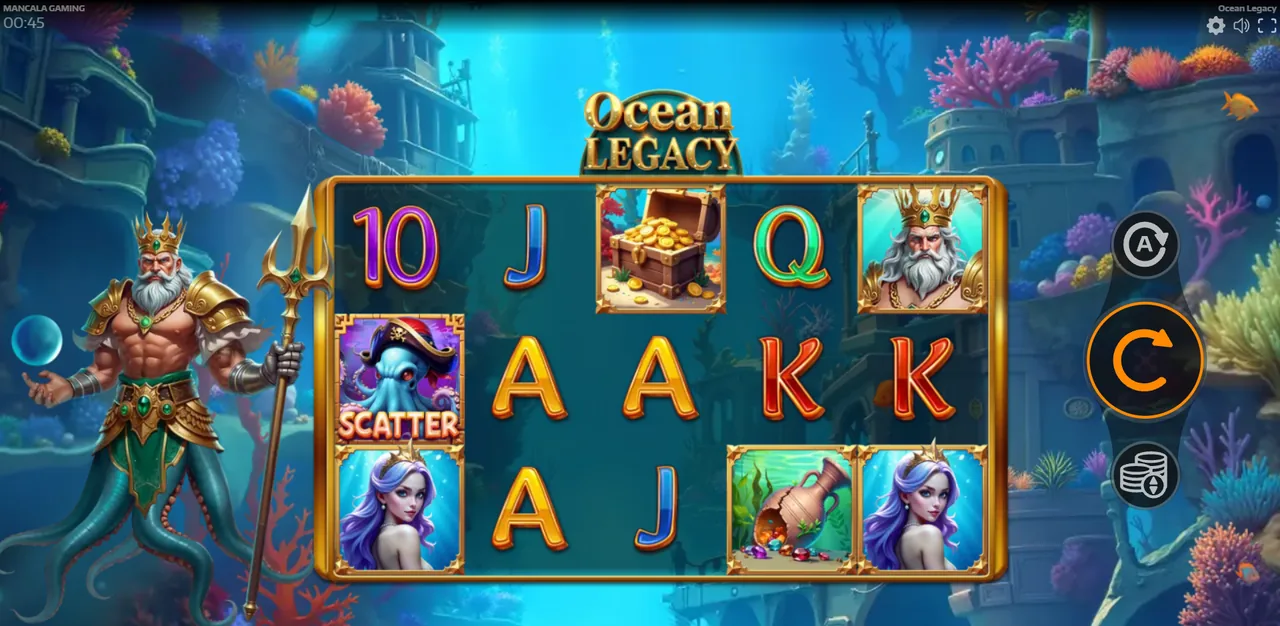 Ocean Legacy - grid during play