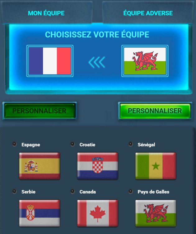 Mundial: اختيار فريقك والفريق المنافس من بين أعلام المنتخبات
