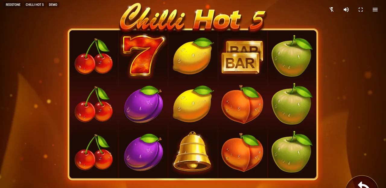 Chilli Hot 5 - game screen