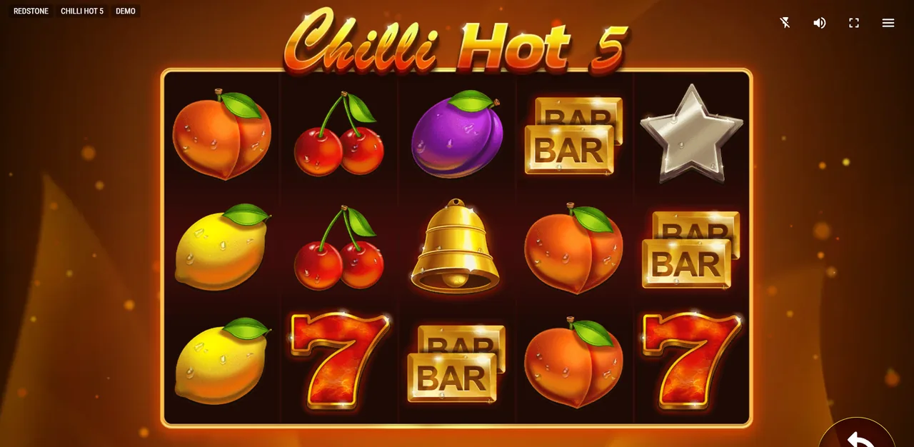 Chilli Hot 5 - reels after a spin