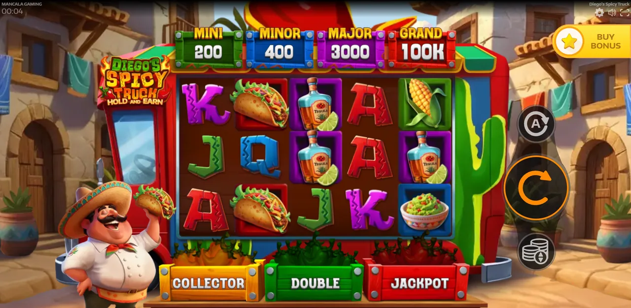 Diego's Spicy Truck Hold and Earn - écran de jeu