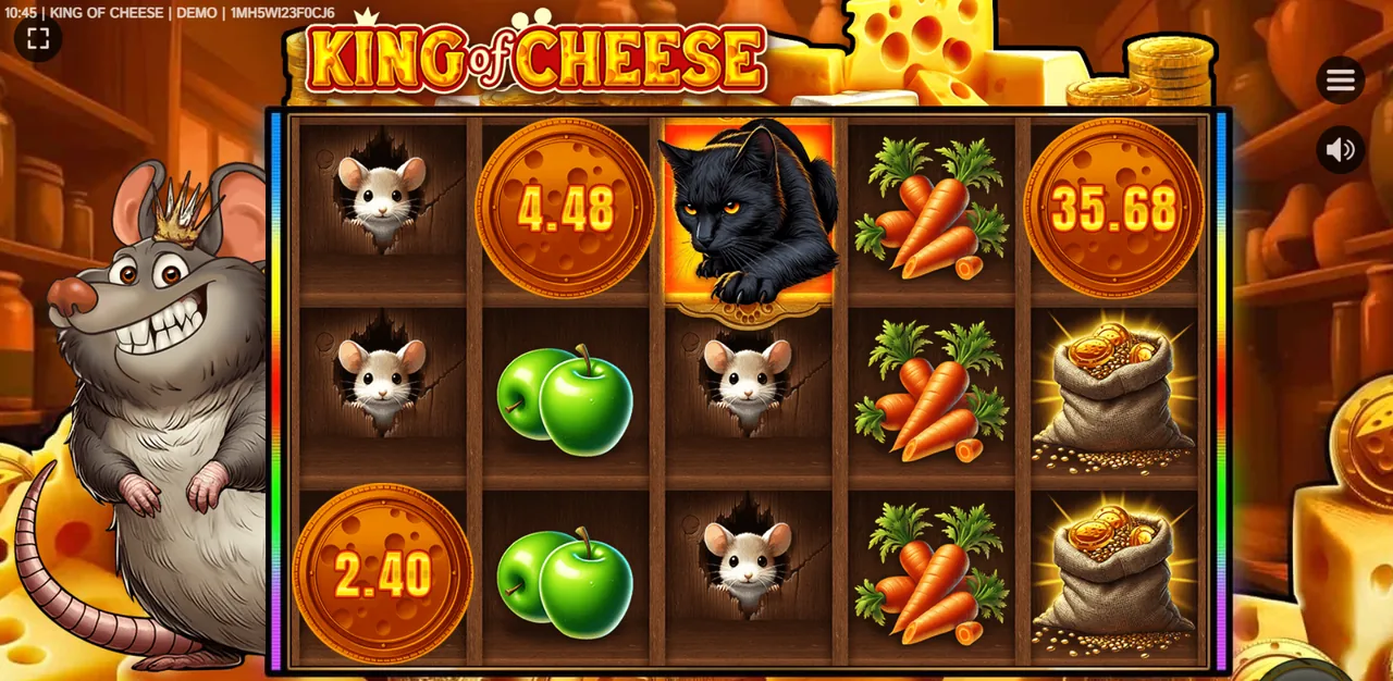 King Of Cheese - grid during play