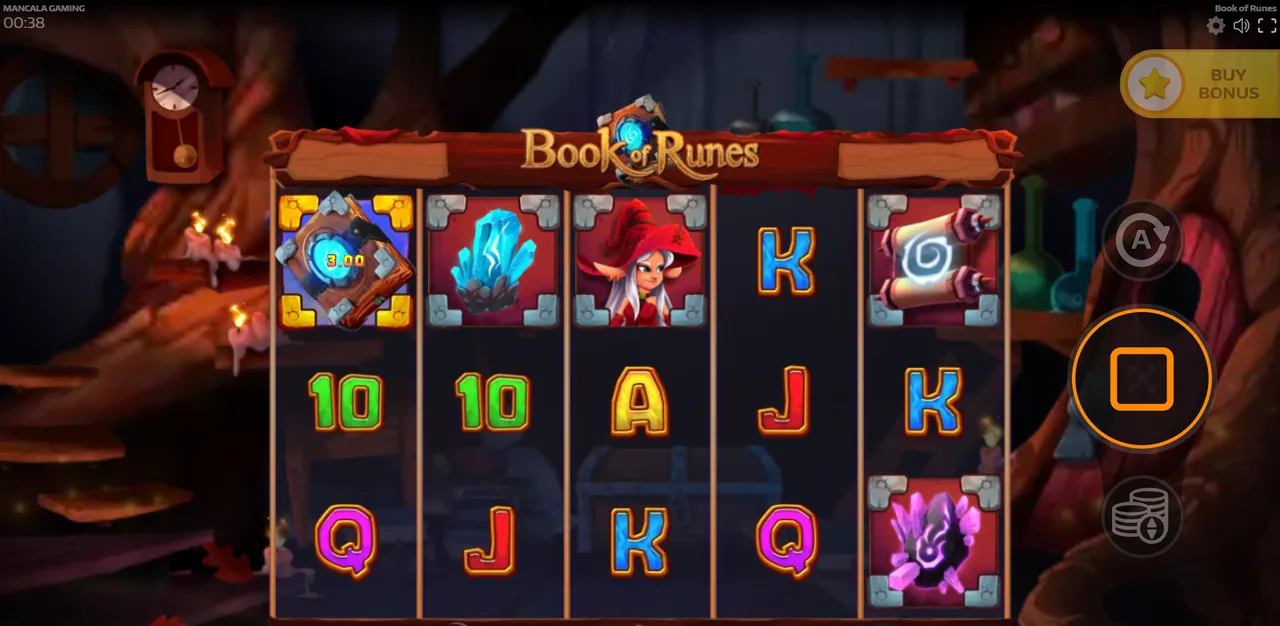 Book of Runes - rouleaux après un tour