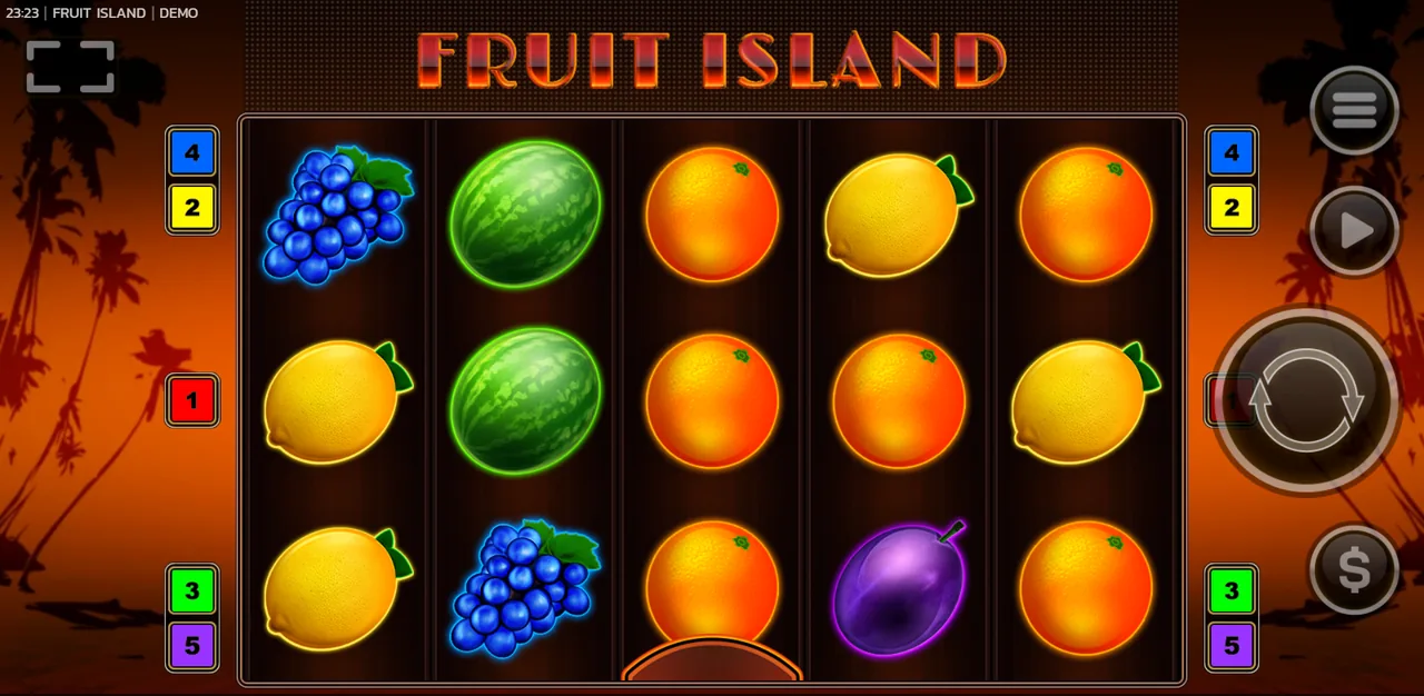 Fruit Island - écran de jeu