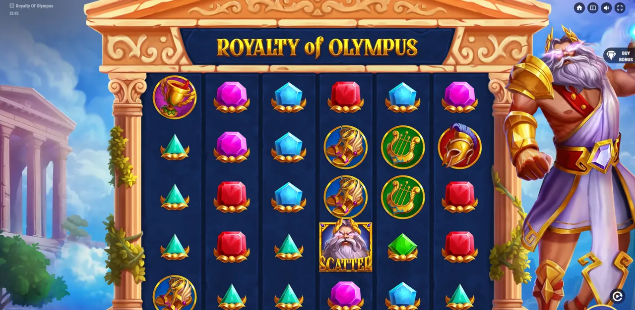 Royalty of Olympus - الشبكة أثناء اللعب