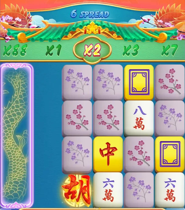 Mahjong Ways 3+ - reels after a spin