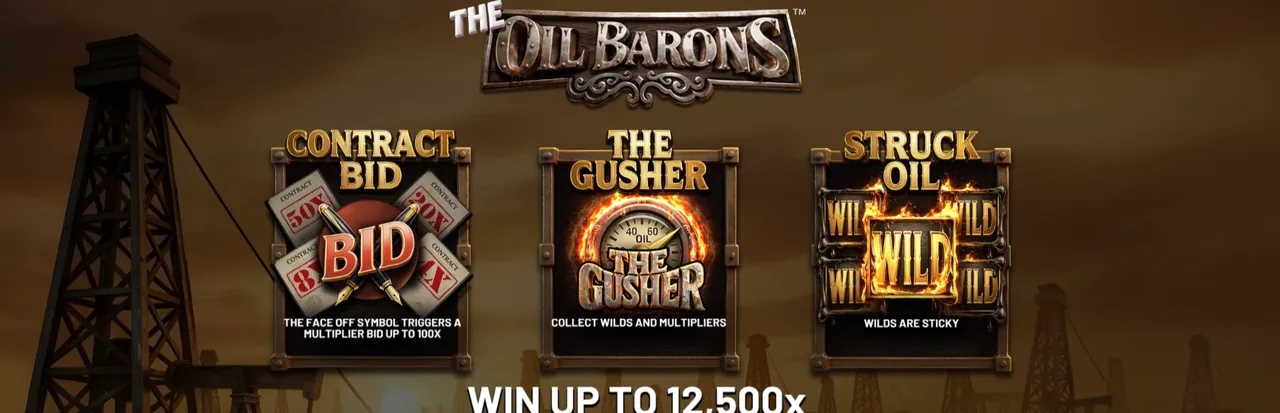 The Oil Barons - grille en cours de partie