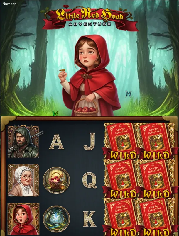 Little Red Hood Adventure - reels after a spin