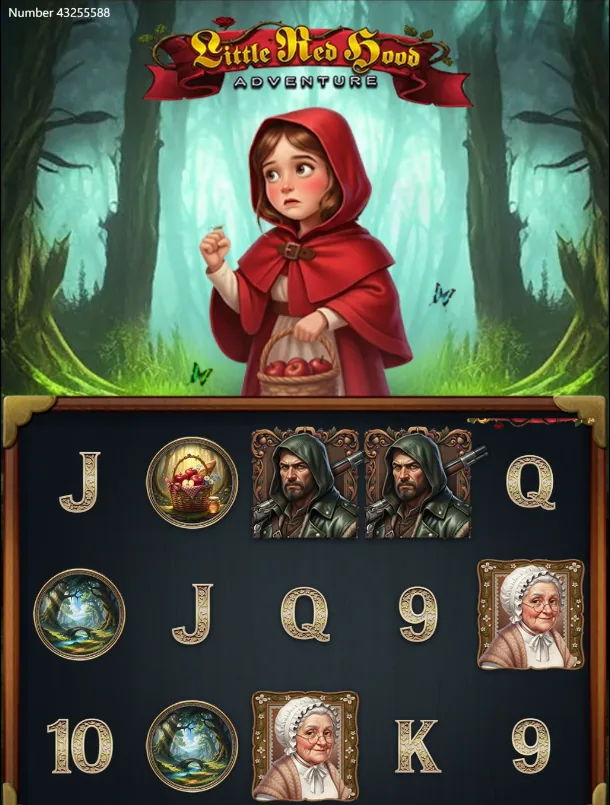 Little Red Hood Adventure - grid during play