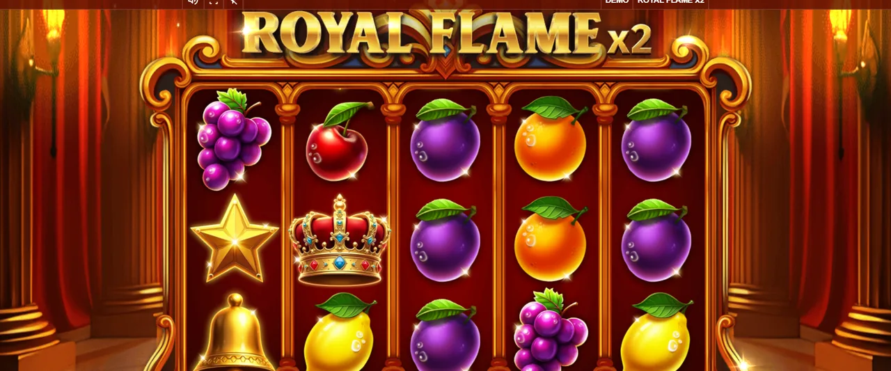 Royal Flame x2 - écran de jeu