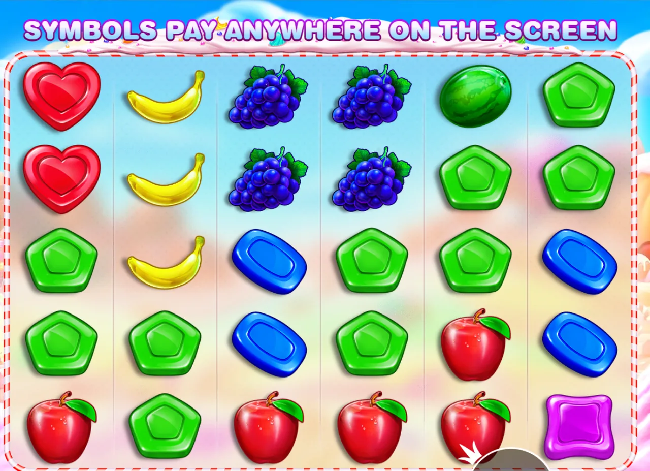 Sweet Bonanza™ - grid during play