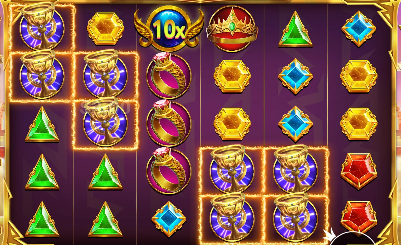 Gates of Olympus™ - grid during play