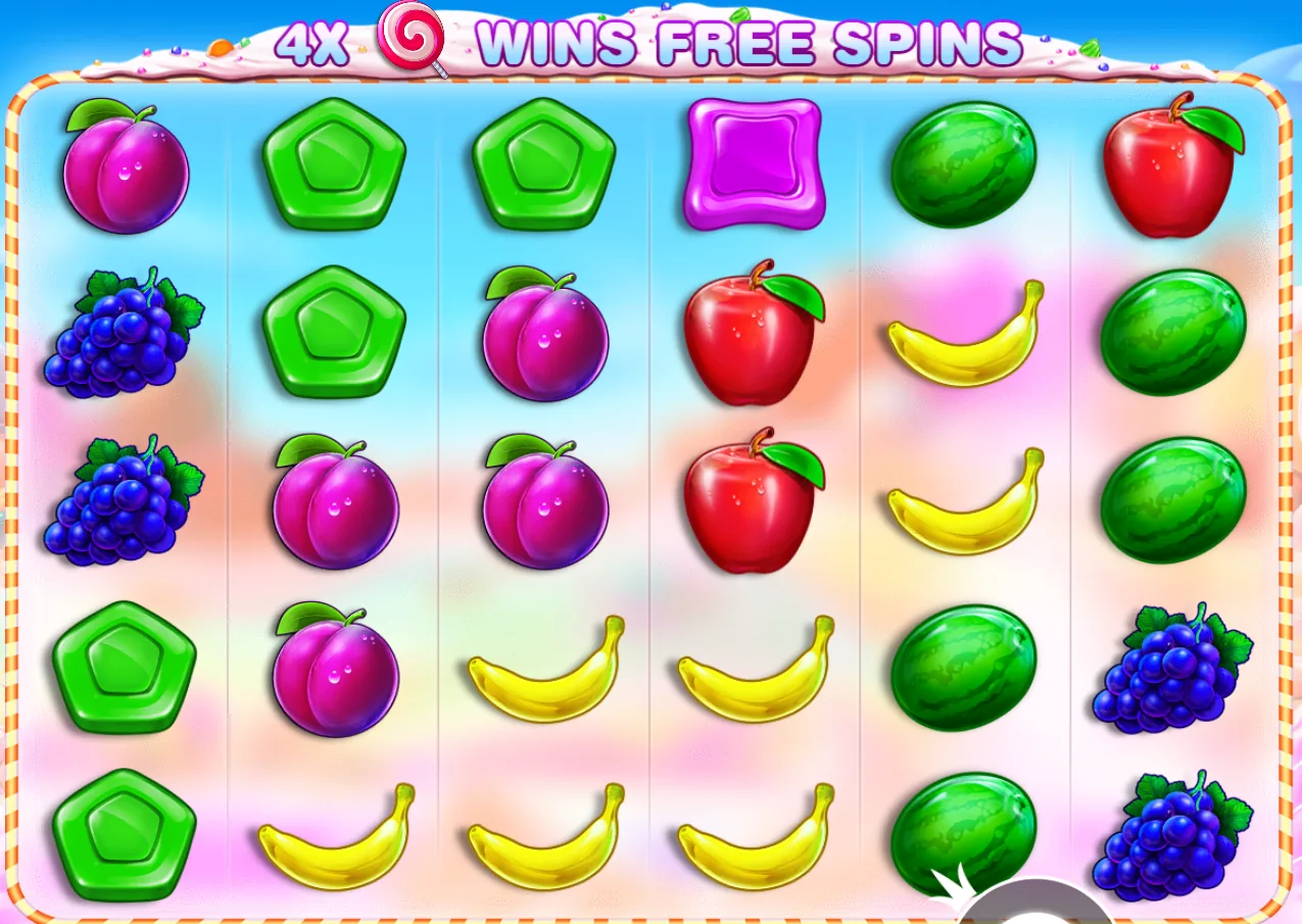 Sweet Bonanza 1000 - الشبكة أثناء اللعب