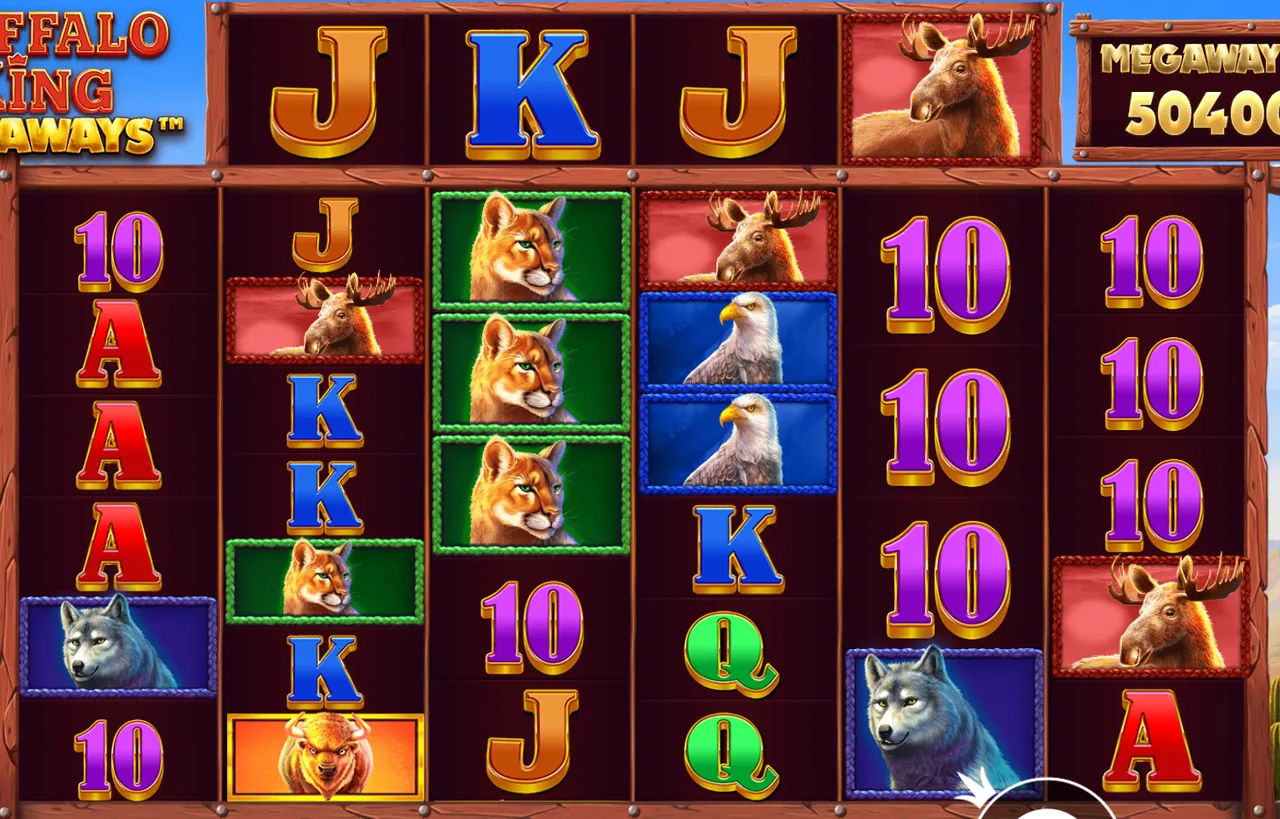 Buffalo King Megaways™ - game screen