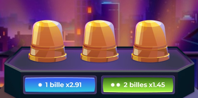 Thimbles: the two-ball mode selected