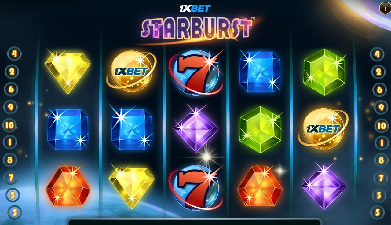 1xbet Starburstâ„¢ - reels after a spin