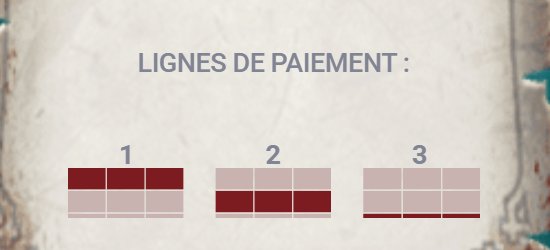 Vampire Curse : le tracé des lignes de paiement