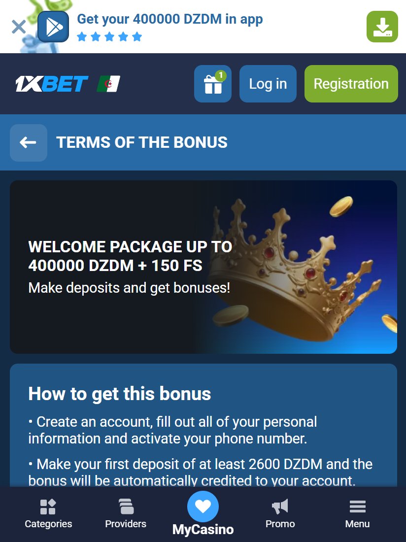 Casino welcome pack: four deposit bonuses and 150 free spins