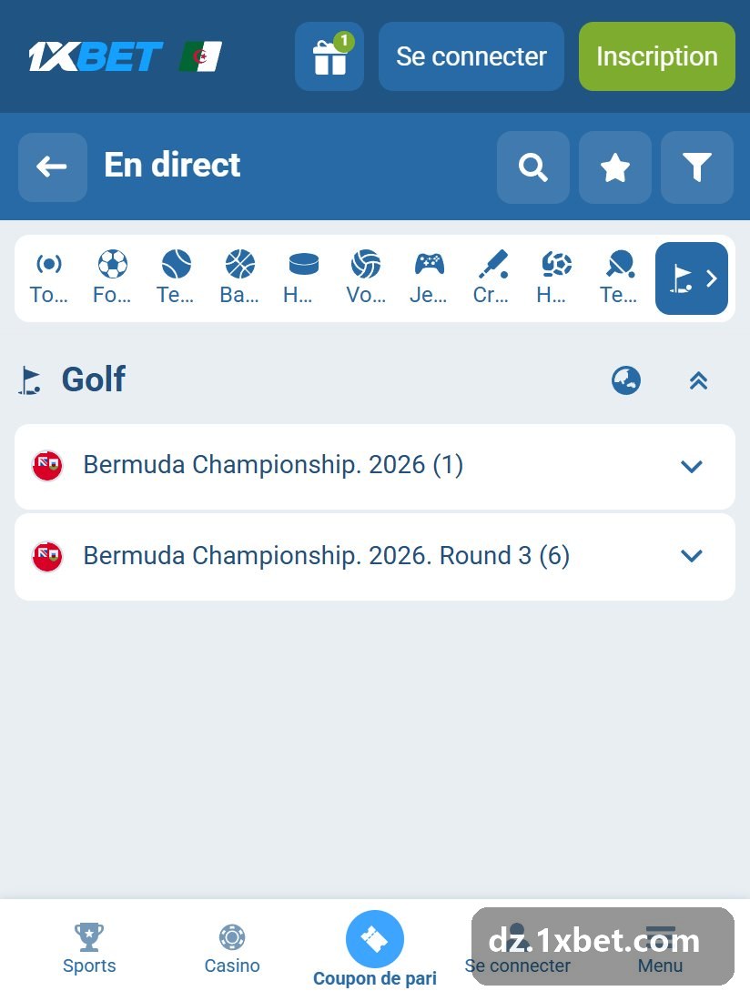 Golf 2026 - live golf tournament groups